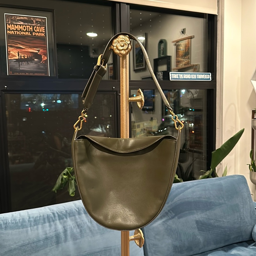 Vince Camuto Barlo Leather Shoulder Bag
